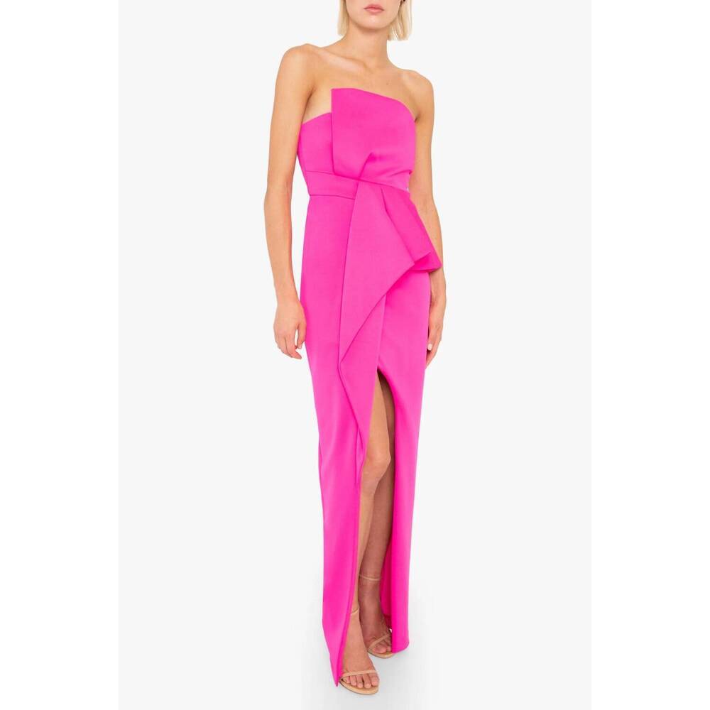 NEW BLACK HALO jonas strapless gown in pink